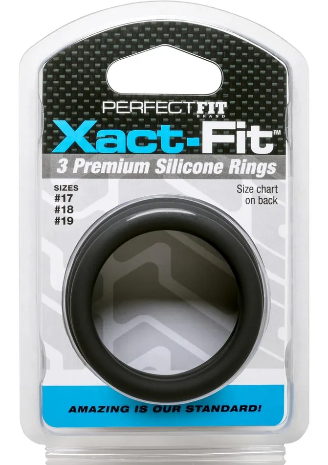 Perfect Fit XactFit Silicone Ring Kit MdLg Perfect Fit Anal Perfect Fit XactFit Silicone Ring Kit MdLg Perfect Fit Anal