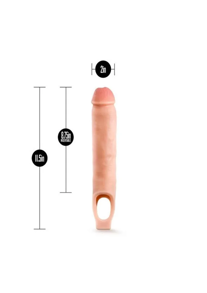 Performance Plus Silicone Cock Sheath Penis Extender Performance Plus Male Sex Toys
