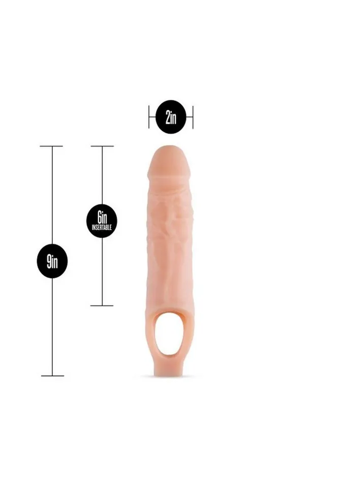 Performance Plus Silicone Cock Sheath Penis Extender Performance Plus Male Sex Toys