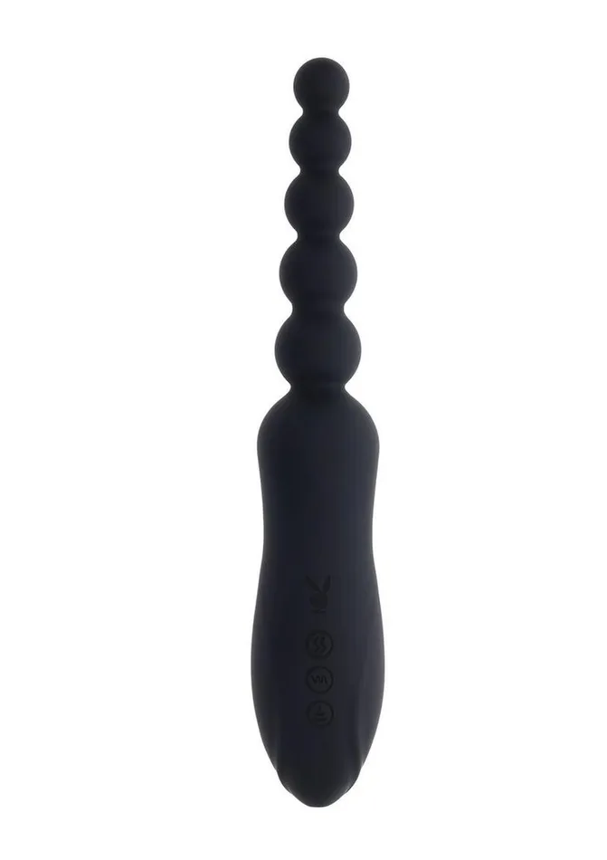 Playboy Playboy Let It Bead Rechargeable Silicone Anal Beads Male Sex Toys Playboy Playboy Let It Bead Rechargeable Silicone Anal Beads Male Sex Toys
