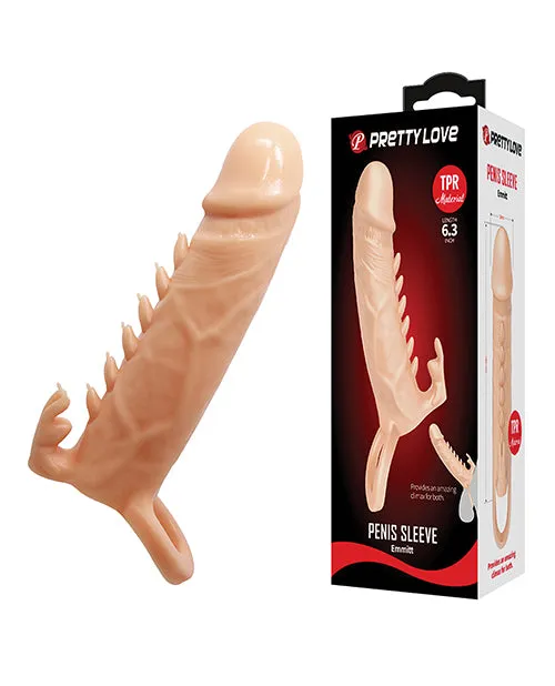 Pretty Love Emmitt 63 Penis Sleeve Ivory Liaoyang Baile Health Care Produ Male Sex Toys Pretty Love Emmitt 63 Penis Sleeve Ivory Liaoyang Baile Health Care Produ Male Sex Toys