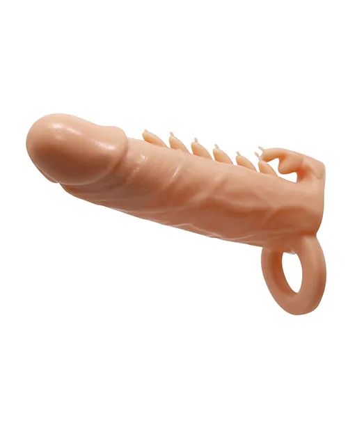 Pretty Love Emmitt 63 Penis Sleeve Ivory Liaoyang Baile Health Care Produ Male Sex Toys