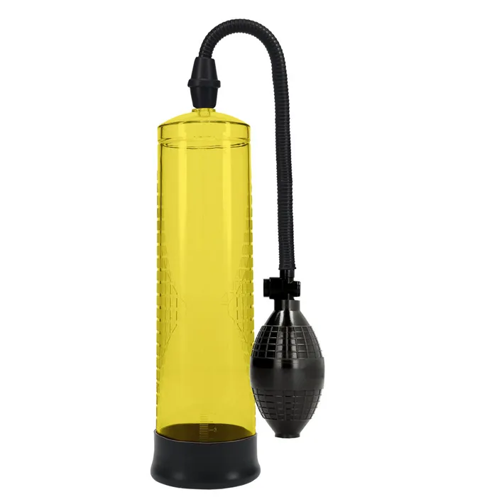 PUMPED Basic Pump 1 Yellow Penis Pump Shots Toys Male Sex Toys PUMPED Basic Pump 1 Yellow Penis Pump Shots Toys Male Sex Toys