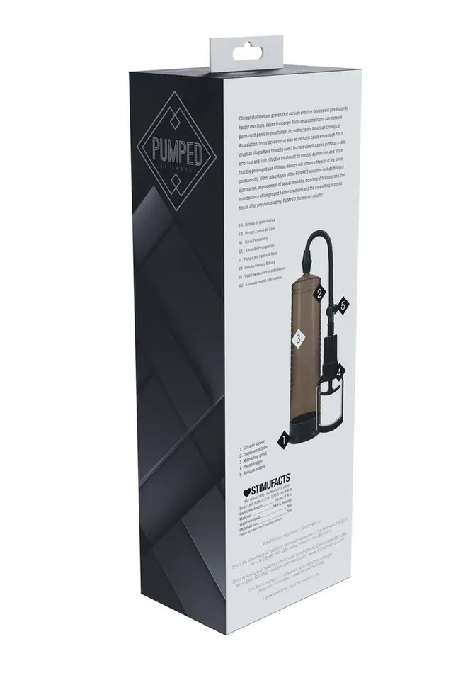 Pumped Male Sex Toys Pumped Basic Pump 2 Water Resistant Silicone Penis Pump