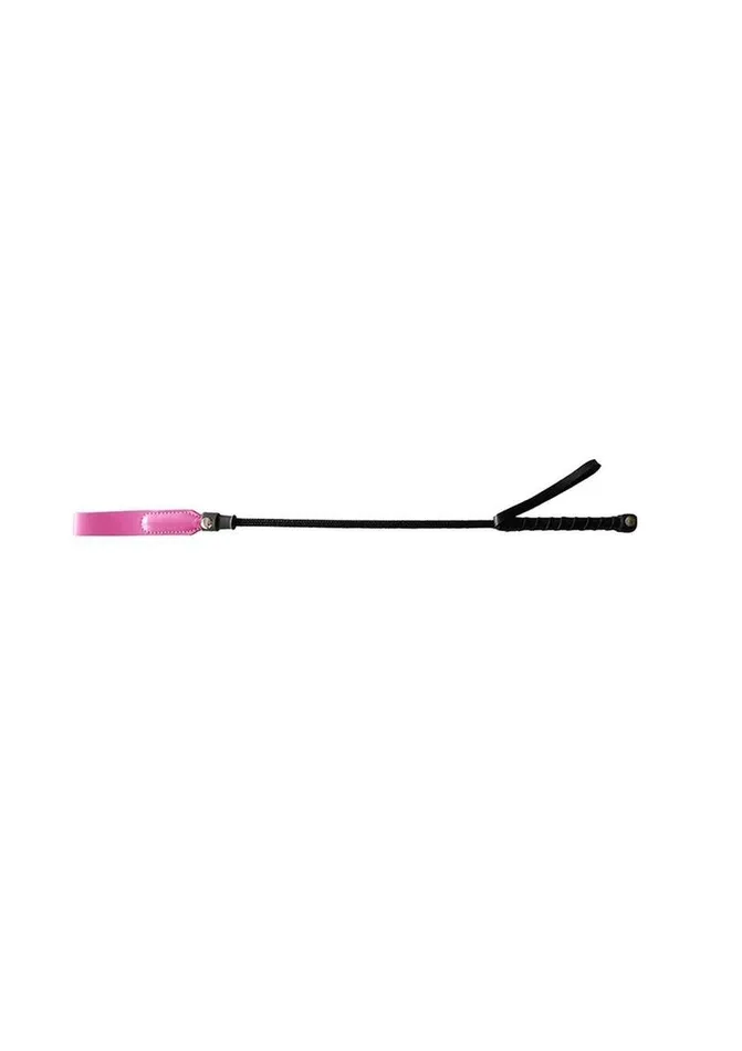 Rouge Male Sex Toys Rouge Leather Short Riding Crop with Slim Tip