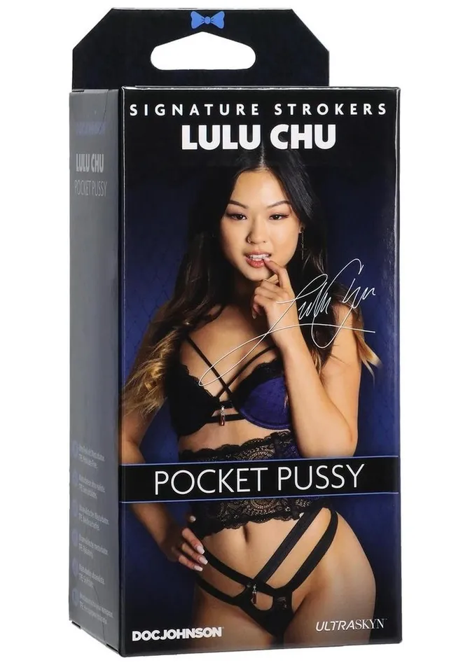 Signature Strokers Lulu Chu Ultraskyn Pocket Masturbator Pussy Signature Strokers Male Sex Toys