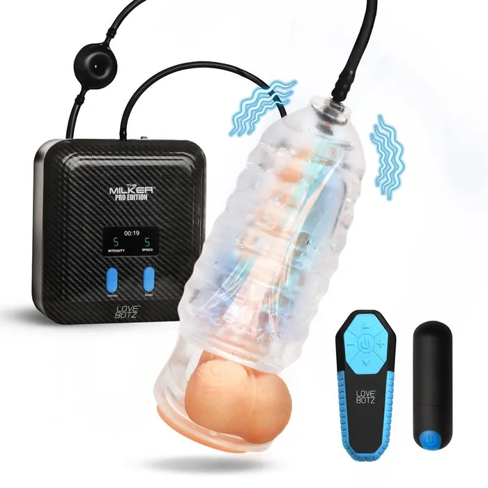 XR Brands Male Sex Toys LoveBotz The Milker Stamina Mains Powered Milking Masturbator XR Brands Male Sex Toys LoveBotz The Milker Stamina Mains Powered Milking Masturbator