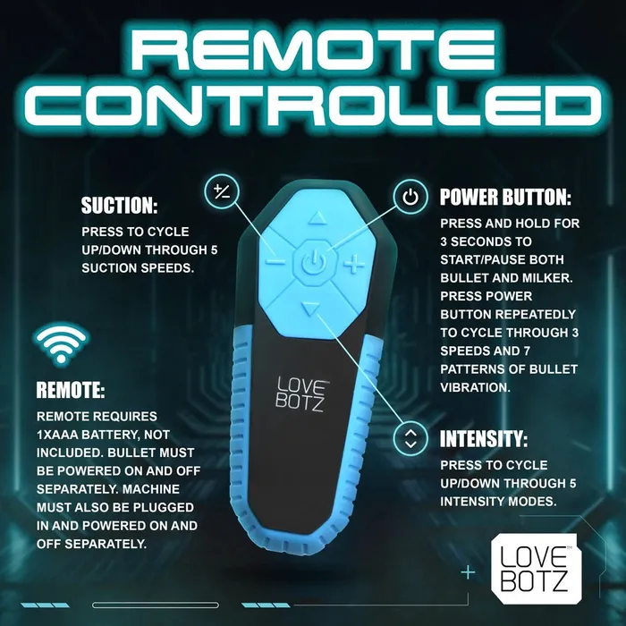 XR Brands Male Sex Toys LoveBotz The Milker Stamina Mains Powered Milking Masturbator XR Brands Male Sex Toys LoveBotz The Milker Stamina Mains Powered Milking Masturbator