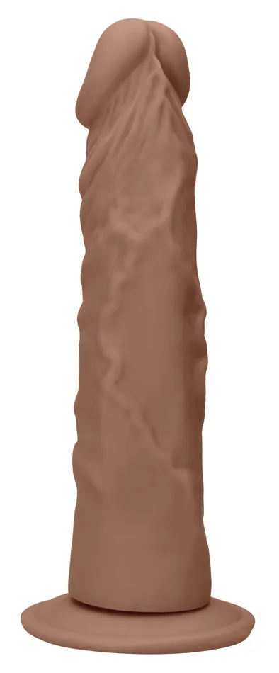 7 Inch Dong Without Testicles Tan Shots RealRock Dildos
