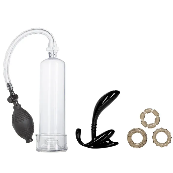 CalExotics Male Sex Toys His Essential Pump Kit 6 Pieces