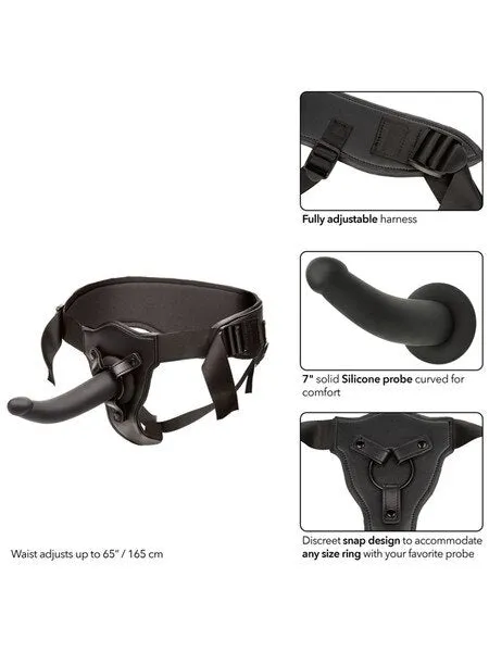 CalExotics Male Sex Toys Onyxxx Support Strap With Silicone Probe