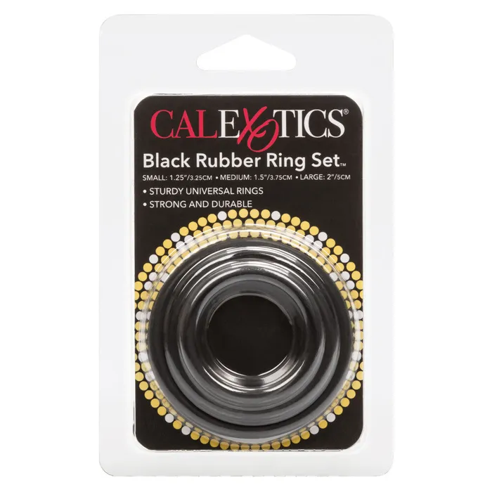 CalExotics Male Sex Toys Rubber Ring Set 3 Pieces CalExotics Male Sex Toys Rubber Ring Set 3 Pieces