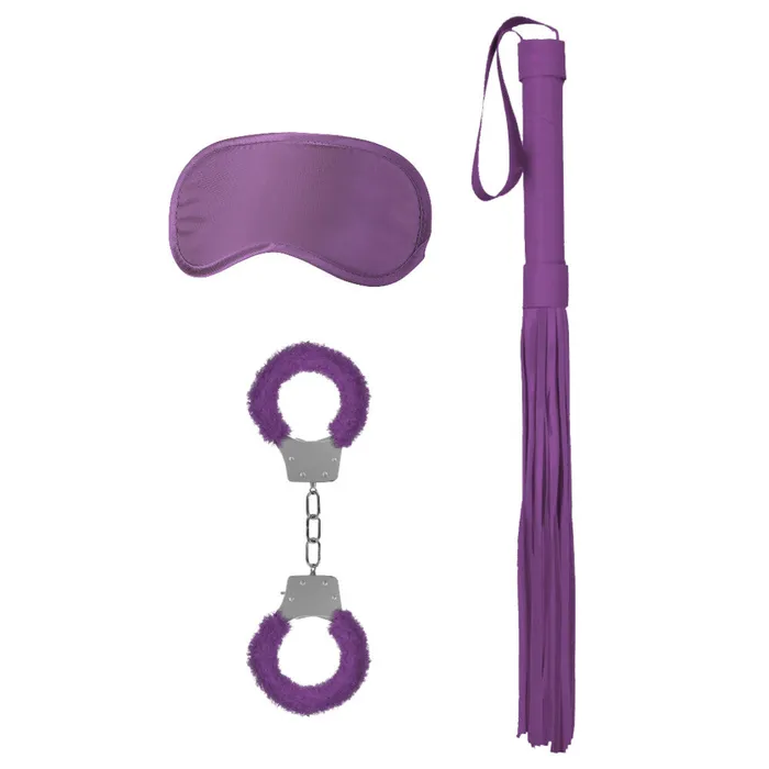Couples Shots Toys Ouch Introductory Bondage Kit 1 Purple