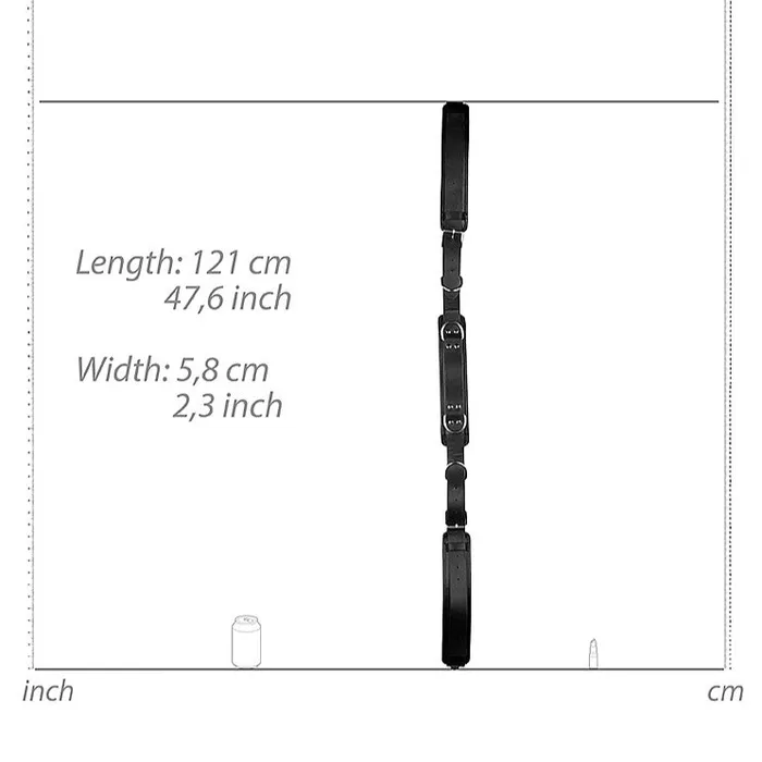 Couples Shots Toys Ouch Padded Thigh Bondage Sling With Adjustable Straps Couples Shots Toys Ouch Padded Thigh Bondage Sling With Adjustable Straps