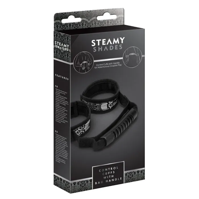 Couples STR Steamy Shades Hand Cuffs Ankle Cuffs with Bag Handle Couples STR Steamy Shades Hand Cuffs Ankle Cuffs with Bag Handle