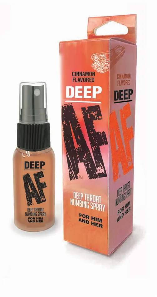 Deep Af Deep Throat Numbing Spray Cinnamon 1 Fl Oz Little Genie Male Sex Toys Deep Af Deep Throat Numbing Spray Cinnamon 1 Fl Oz Little Genie Male Sex Toys