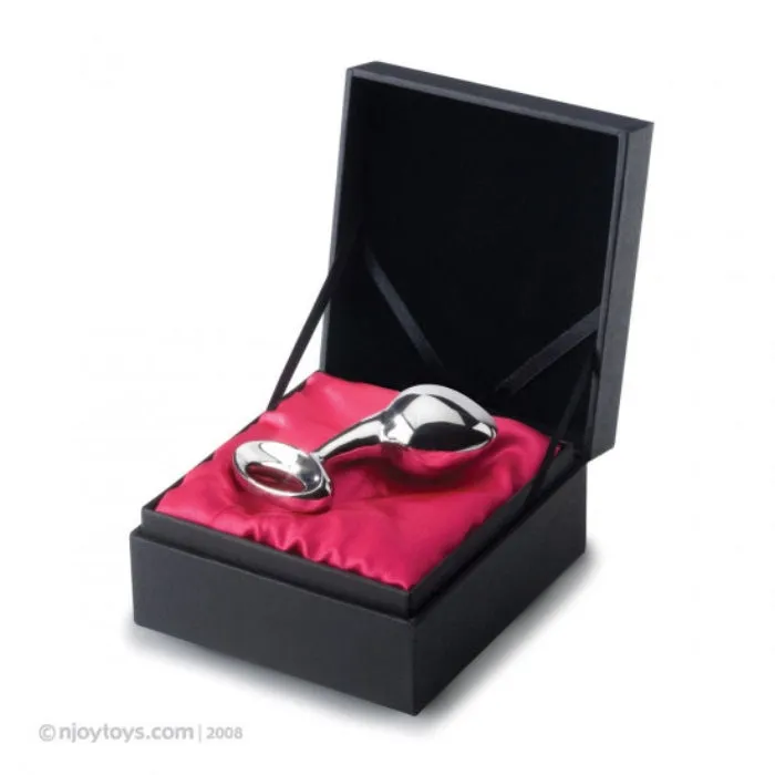ENT Male Sex Toys Njoy Pure Stainless Steel Anal Plug Large