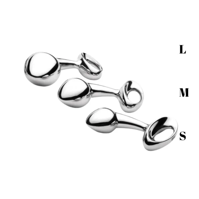 ENT Male Sex Toys Njoy Pure Stainless Steel Anal Plug Large