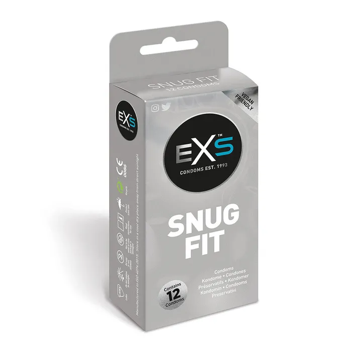 EXS Snug Closer Fitting Condoms 12 Pack EXS Condoms Male Sex Toys