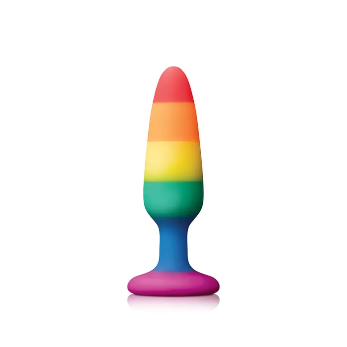 Female Sex Toys nsnovelties Colours Pride Edition Pleasure Plug Medium Rainbow