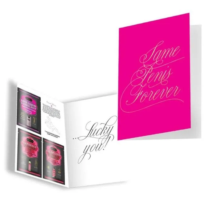Gift Card Same Penis Forever Kama Sutra Male Sex Toys