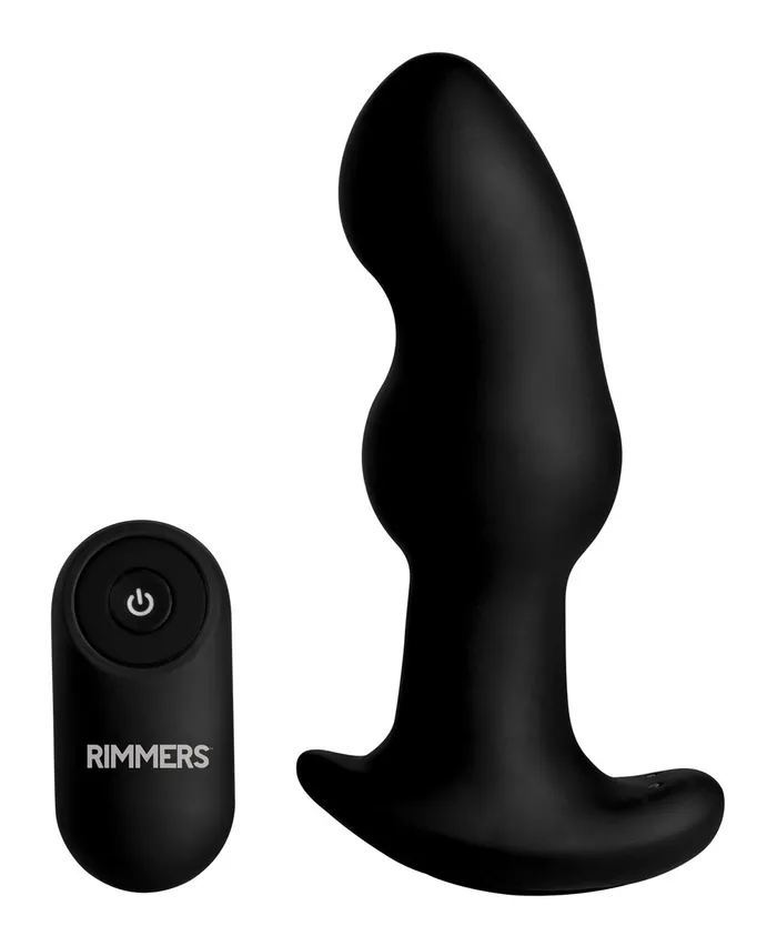 GyroI 10x Beaded Rimming Plug With Remote Control XR Brands Rimmers Male Sex Toys GyroI 10x Beaded Rimming Plug With Remote Control XR Brands Rimmers Male Sex Toys