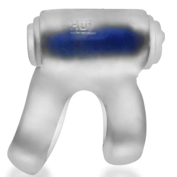 Hunkyjunk Revhammer Vibrating cock Ring Clear DUS Couples