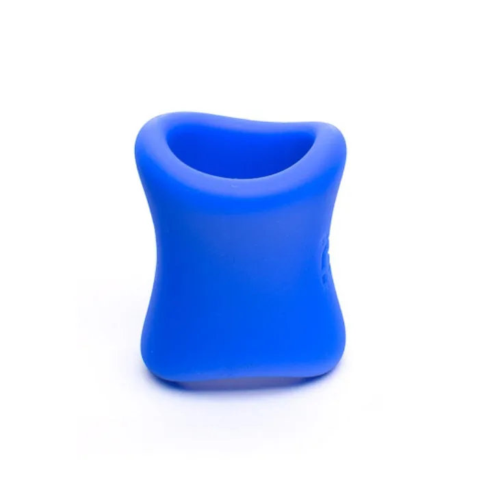 Male Sex Toys DUS Ergo Balls Cock Ring Blue 50mm