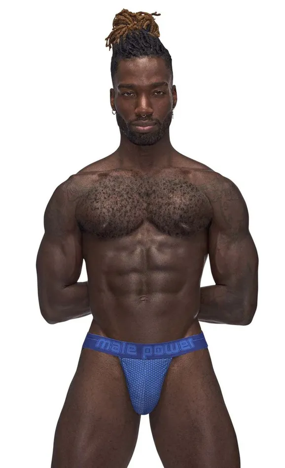 Male Sex Toys Male Power Sexagon Strappy Ring Jock Smallmedium Royal