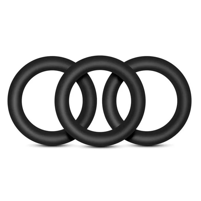Male Sex Toys Performance VS2 Silicone Penis Ring Set Small Black 3 Pieces Blush Novelties Male Sex Toys Performance VS2 Silicone Penis Ring Set Small Black 3 Pieces Blush Novelties