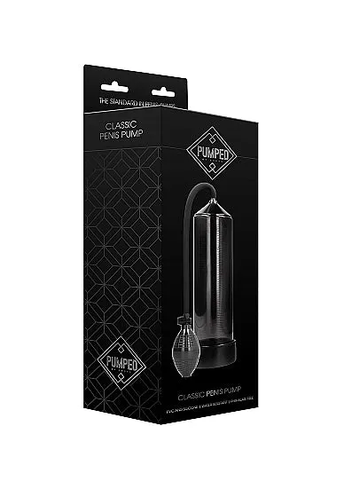 Male Sex Toys SHOTS AMERICA Pumped Classic Penis Pump Black