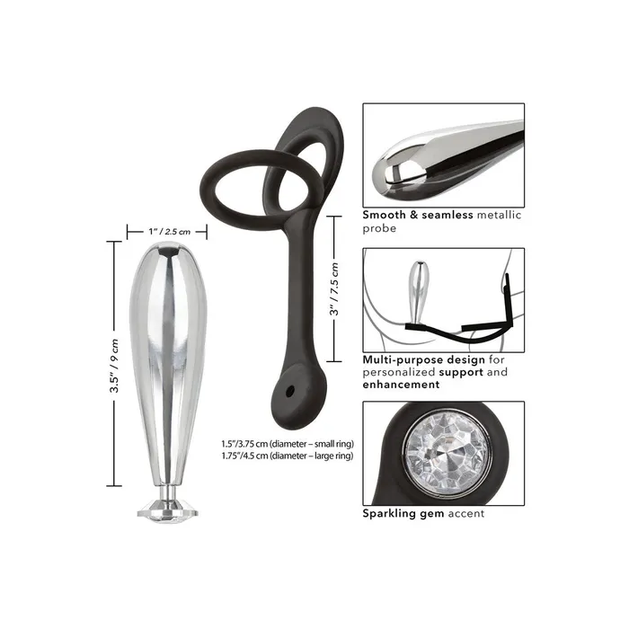 Male Sex Toys Star Fucker Glider Plug And Cock Ring CalExotics Male Sex Toys Star Fucker Glider Plug And Cock Ring CalExotics