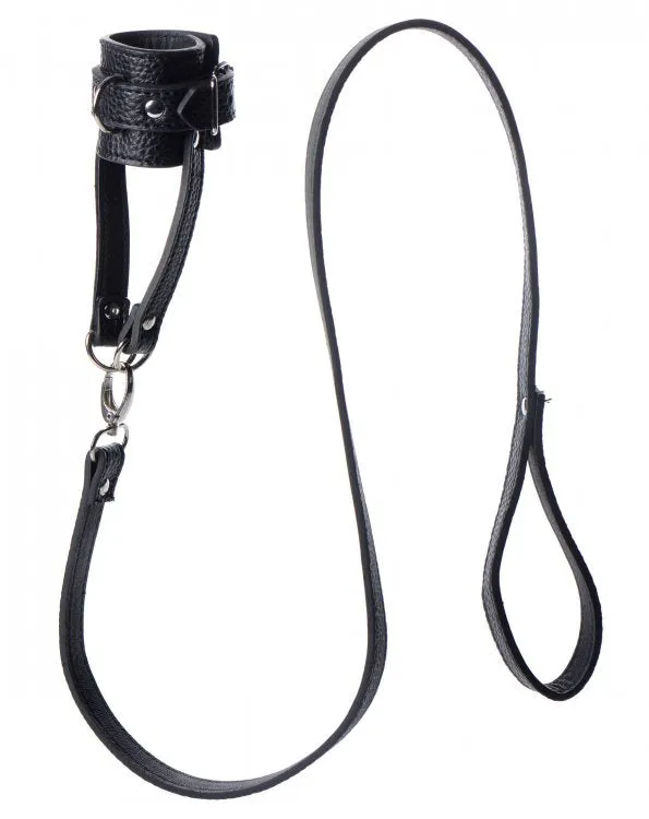 Male Sex Toys XR Brands Strict Ball Stretcher W Leash