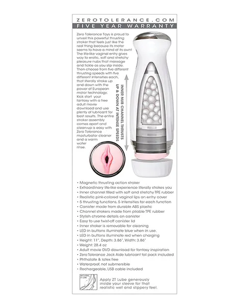 Male Sex Toys Zero Tolerance The Thrusting Stroker Evolved Novelties