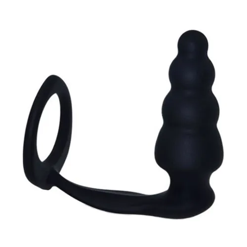 OEM Male Sex Toys Spiral Butt Plug with Cock Ring