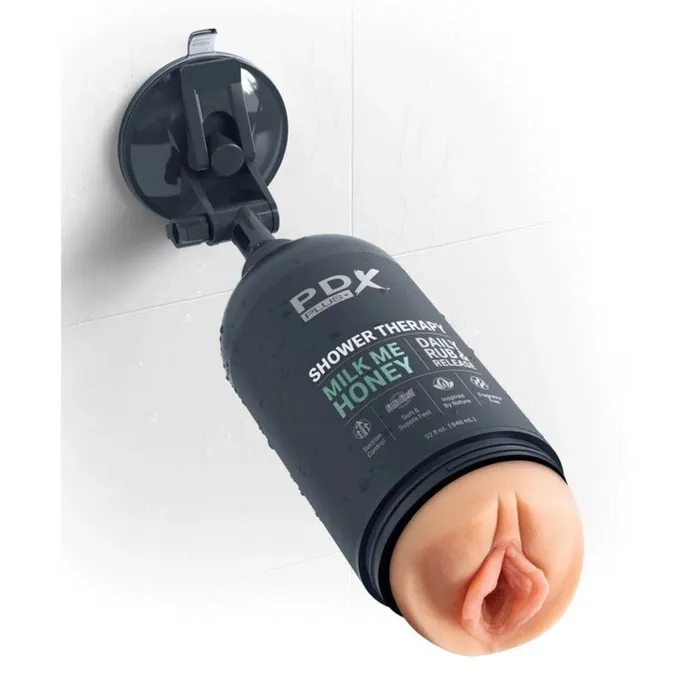 PDX Plus Shower Therapy Milk Me Honey Masturbator Pipedream Male Sex Toys PDX Plus Shower Therapy Milk Me Honey Masturbator Pipedream Male Sex Toys