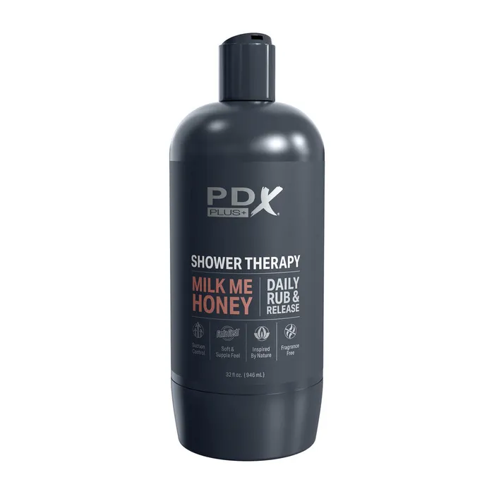 PDX Plus Shower Therapy Milk Me Honey Masturbator Tan Pipedream Male Sex Toys PDX Plus Shower Therapy Milk Me Honey Masturbator Tan Pipedream Male Sex Toys
