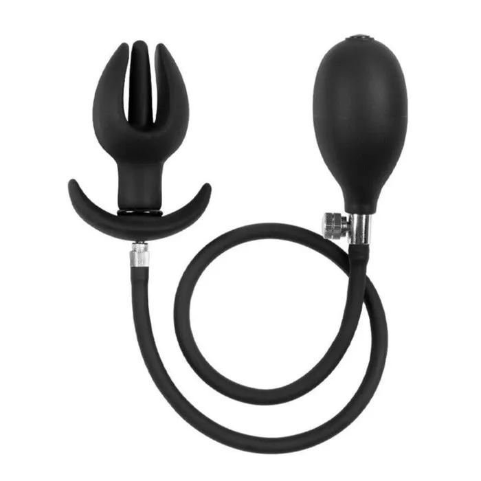 Rimba Male Sex Toys Rimba Bondage Play TulipShaped Inflatable Anal Plug