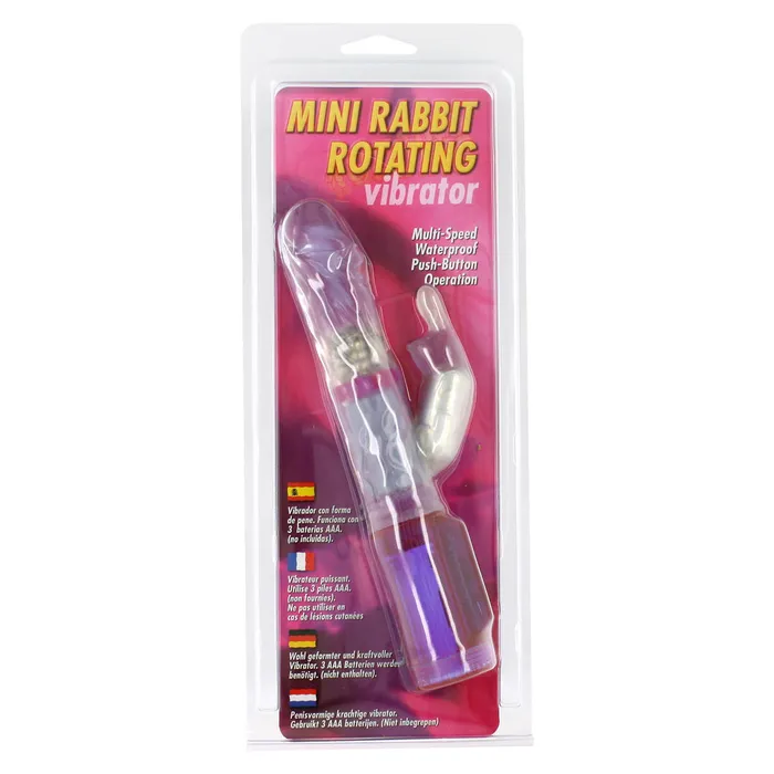 Seven Creations Vibrators Mini Rabbit Rotating Vibrator Purple