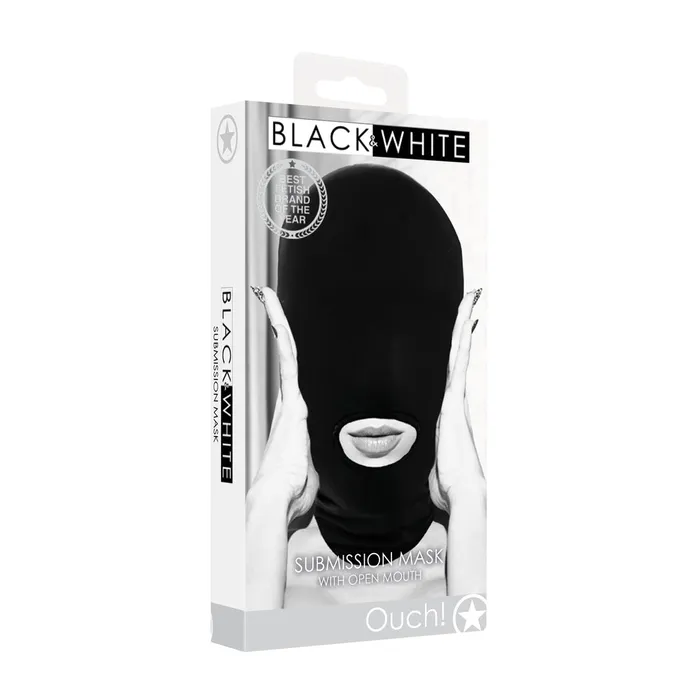 Shots Toys Couples Ouch Submission Mask With Open Mouth Shots Toys Couples Ouch Submission Mask With Open Mouth