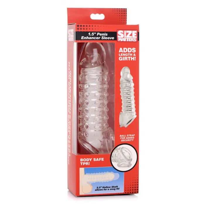 Size Matters Penis 15 Inch Enhancer Sleeve Size Matters Male Sex Toys Size Matters Penis 15 Inch Enhancer Sleeve Size Matters Male Sex Toys