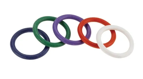Spartacus Male Sex Toys Rubber CRing Set 125 Rainbow
