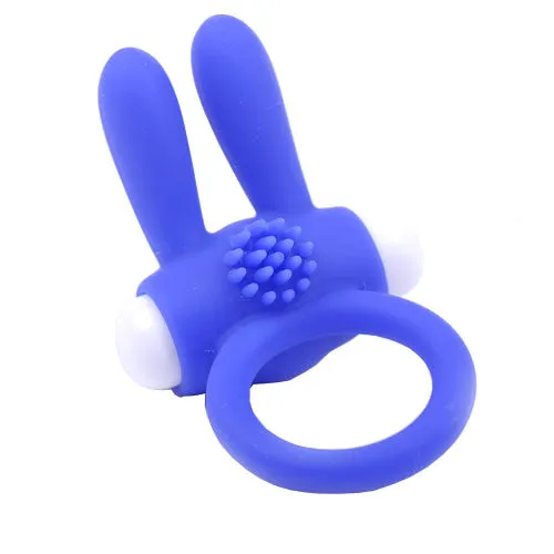 Various brands Male Sex Toys Cock Ring With Rabbit Ears Blue