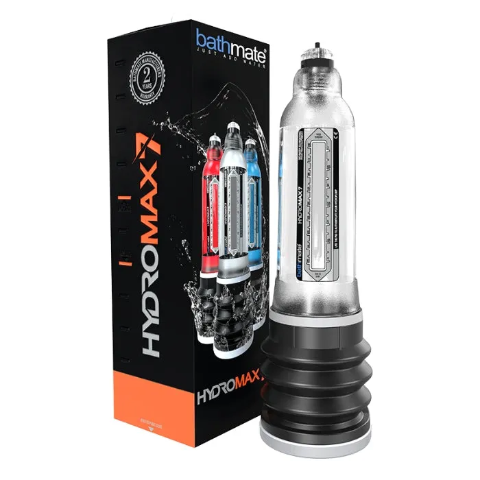 WIL Bathmate Hydromax 7 Penis Pump Clear Male Sex Toys