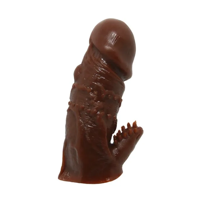 Woolftooth 5 inch Penis Sleeve Dark PRE Male Sex Toys
