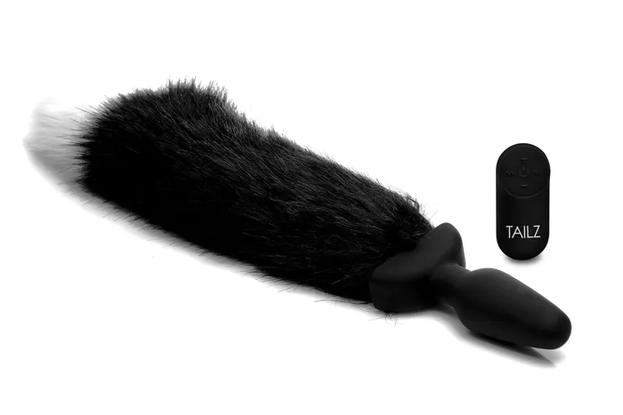 XR Brands Tailz Male Sex Toys Waggerz Moving and Vibrating Fox Tail Anal Plug XR Brands Tailz Male Sex Toys Waggerz Moving and Vibrating Fox Tail Anal Plug